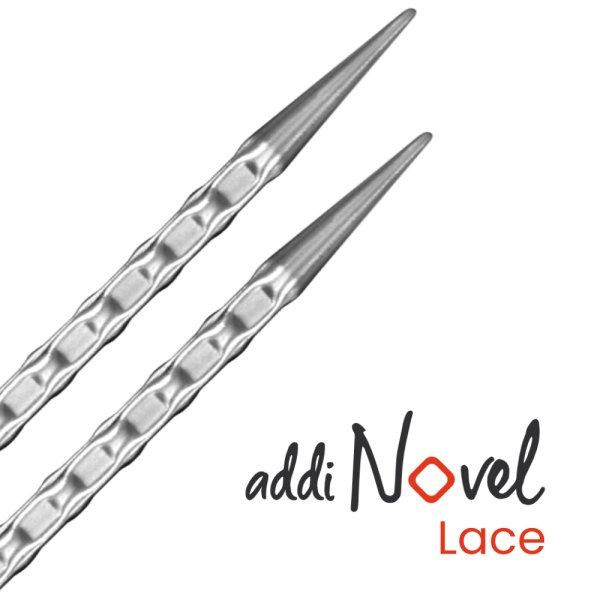 Čtyřhranné strukturované špičky Lace jehlic addiNovel