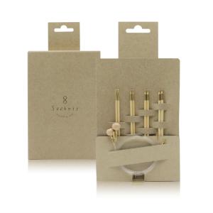 Sada kruhových jehlic Seeknit Shirotake, M1.8, 12,5 cm, 4 velikosti