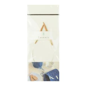 Asymetrické kruhové jehlice Seeknit Koshitsu 23 cm / 4 mm