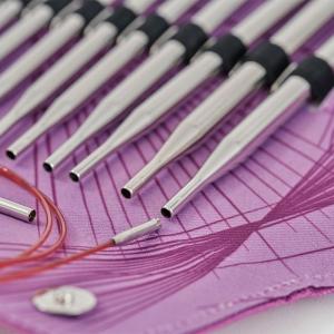 Sada kruhových jehlic addiClick Lace Long