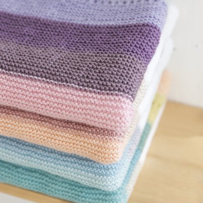 Sada příze Katia Baby Care Merino 501 smetanovo-růžová