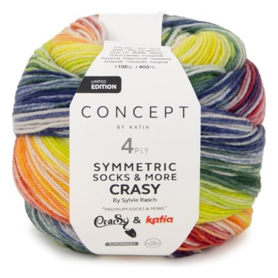 Příze Katia Symmetric Socks & More CraSy