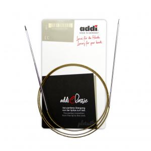 Kruhové jehlice Addi Classic 80 cm / 5,0 mm (oblé špičky)